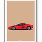 Ferrari Testarossa Illustration