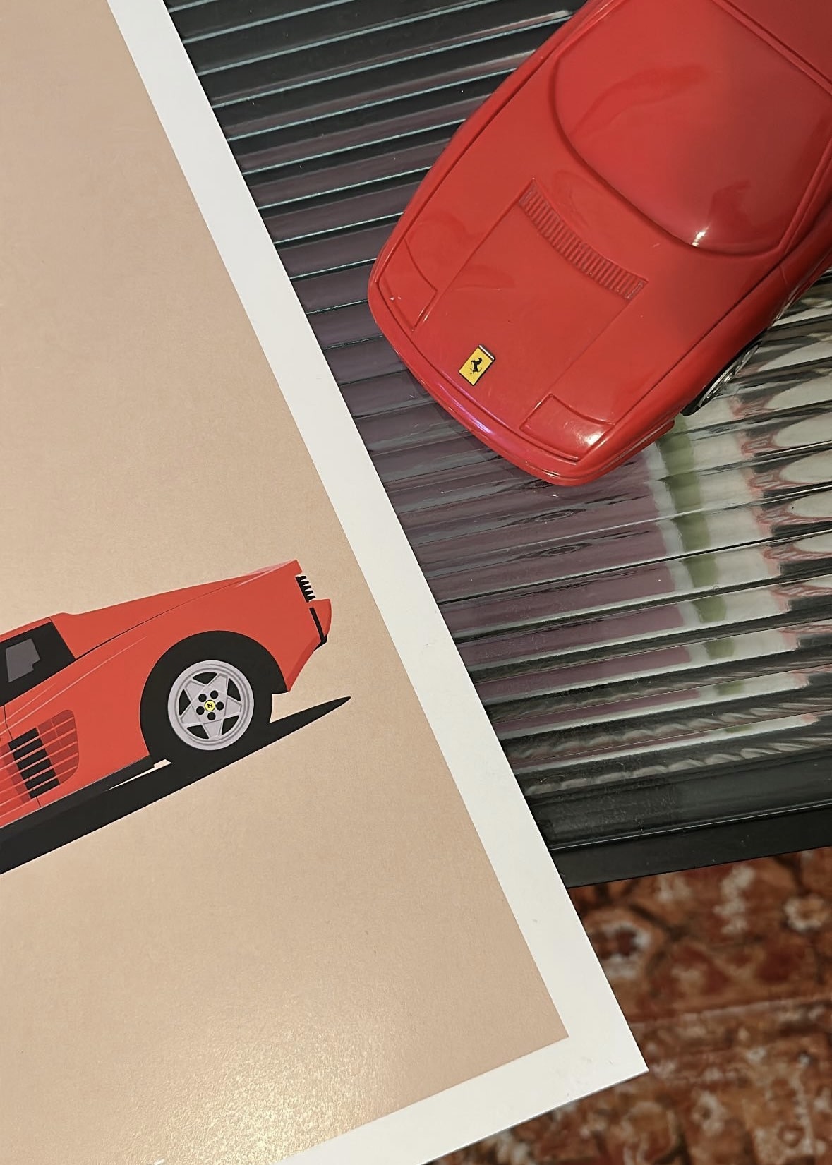 Affiche Ferrari Testarossa