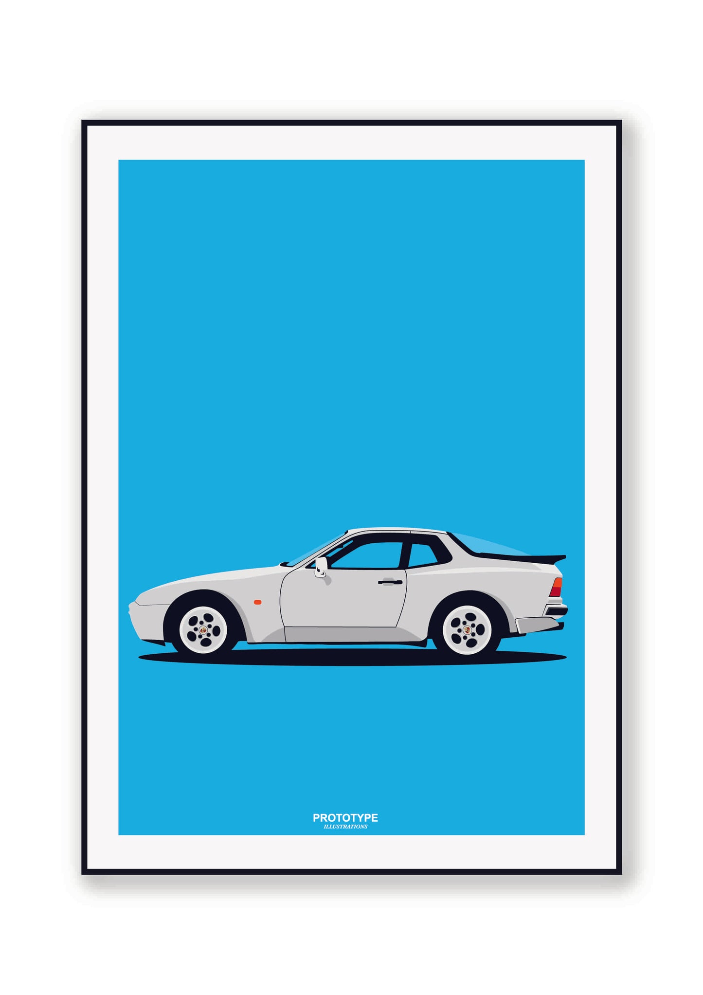 Porsche 944 Illustration